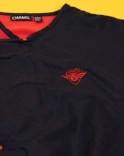 Vintage 80s Chams Sleeveless Snap Closure Sweater Shirt