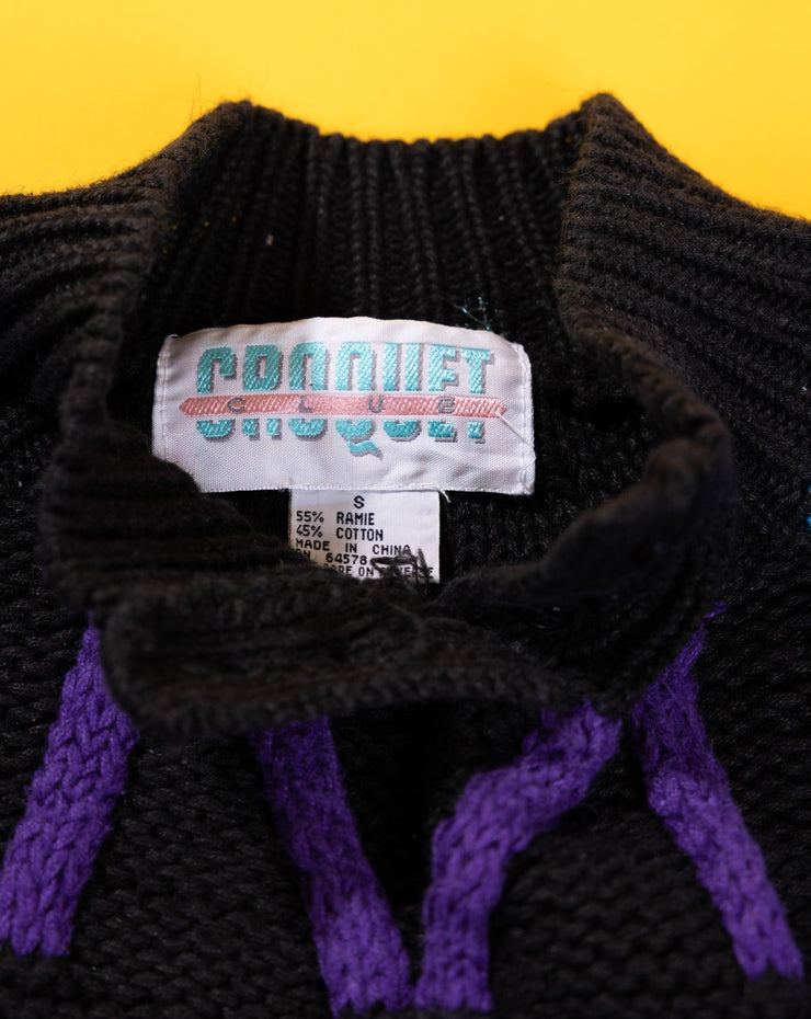 Vintage 80s Croquet Club Retro Sweater