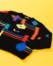 Vintage 80 Evian II Hand Knitted Sweater