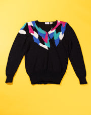 Vintage 80s Rebecca Lynn Retro Sweater