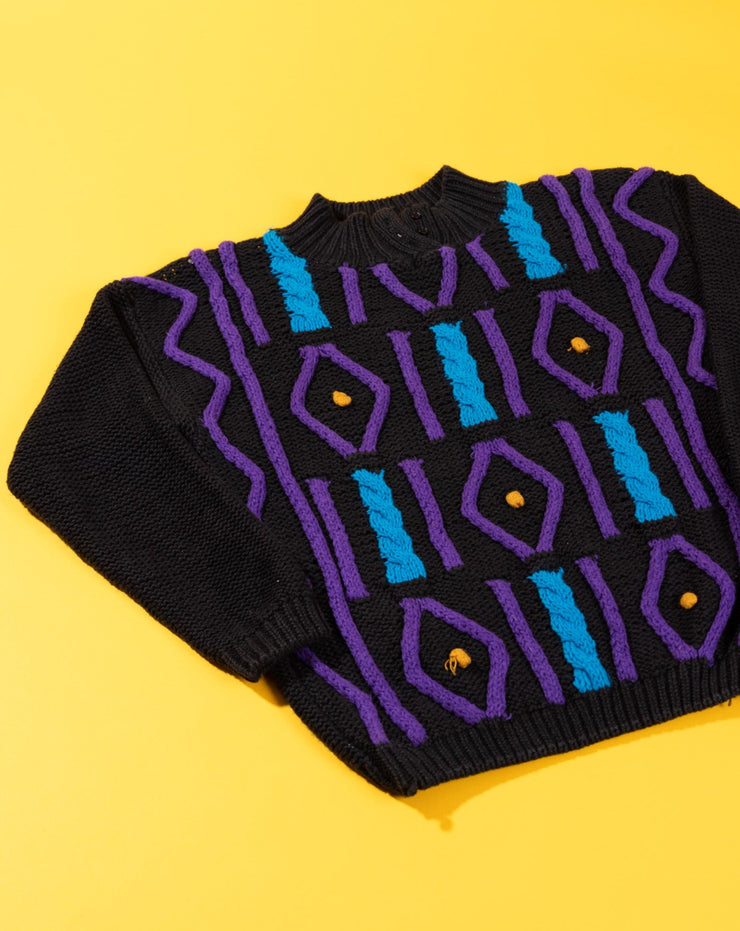 Vintage 80s Croquet Club Retro Sweater