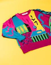 Vintage 80s Cedars Retro Sweater