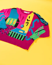 Vintage 80s Cedars Retro Sweater