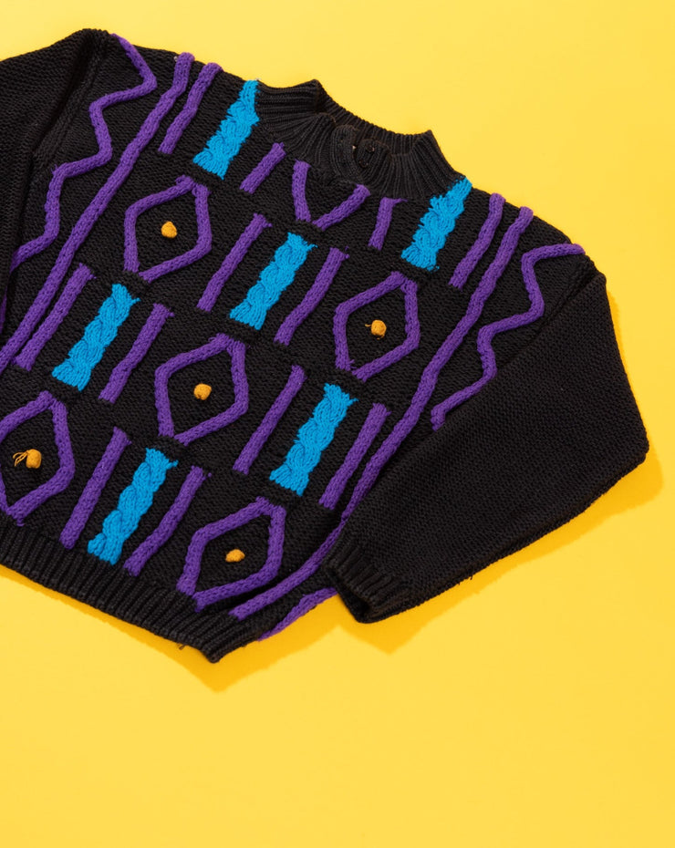 Vintage 80s Croquet Club Retro Sweater