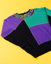 Vintage 1991 I.B. Diffusion Retro Sweater
