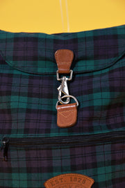 Vintage 90s The Disney Store Mickey Mouse Plaid Backpack