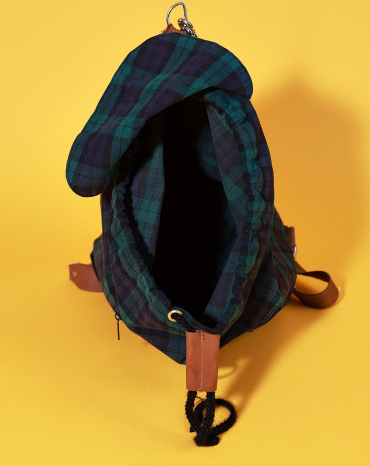 Vintage 90s The Disney Store Mickey Mouse Plaid Backpack