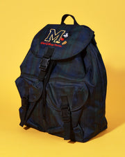 Vintage 90s Mickey Mouse Walt Disney World Plaid Backpack
