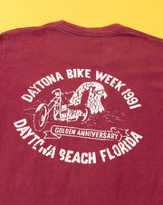 Vintage 1991 Harley Davidson Daytona Bike Week Harley Rules T-shirt