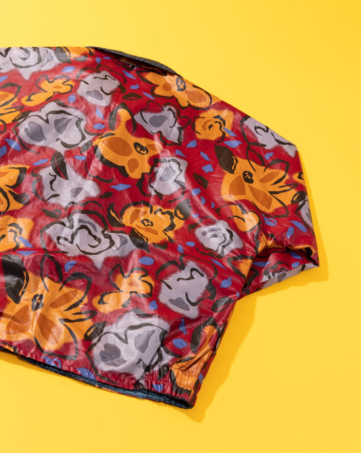 Vintage 90s Fall Leaves Reversible Windbreaker Jacket