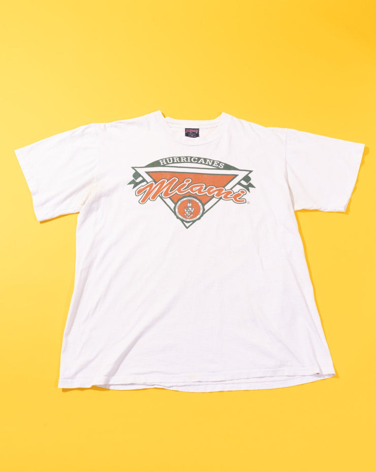 Vintage 90s University of Miami Hurricanes T-shirt