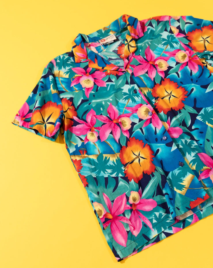 Vintage 80s Hilo Hattie Original Hawaiian Button Up Shirt