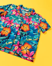 Vintage 80s Hilo Hattie Original Hawaiian Button Up Shirt