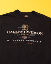 Vintage 1997 Harley Davidson 95th Anniversary Wisconsin T-shirt