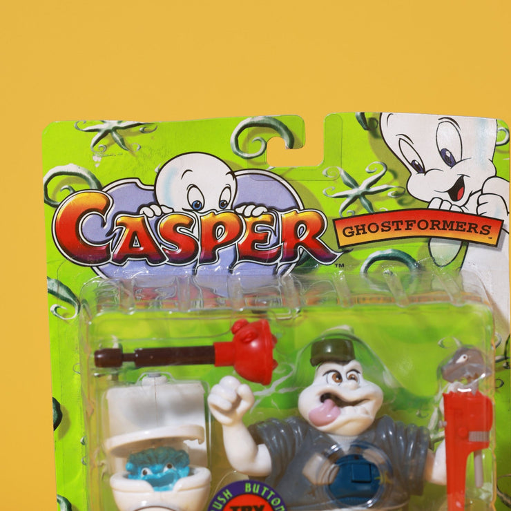 Vintage 1997 Casper Ghostformers Figures Set (Casper, Stretch, Stinkie, and Fatso)