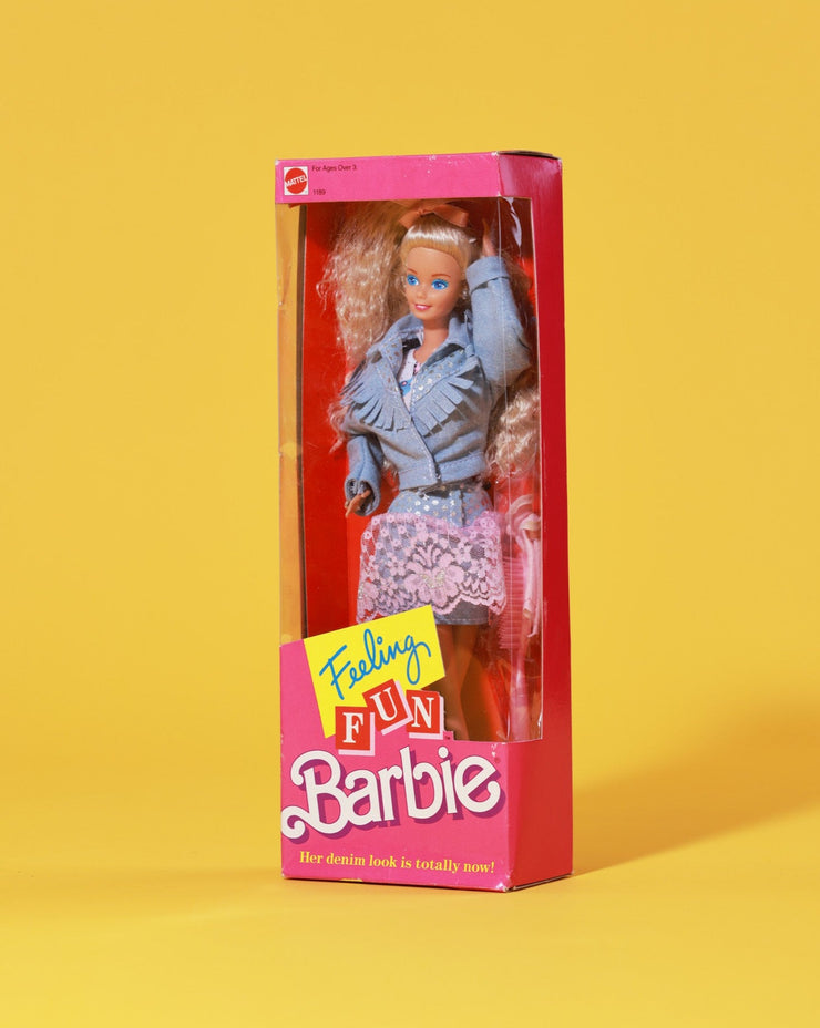 Vintage 1988 Feeling Fun Barbie Doll