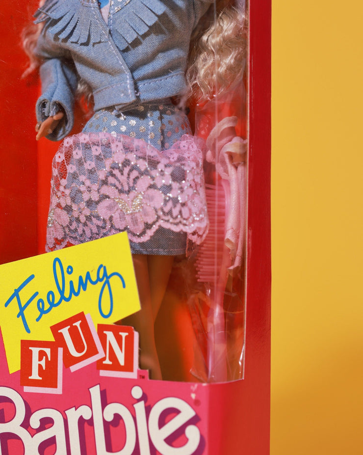Vintage 1988 Feeling Fun Barbie Doll