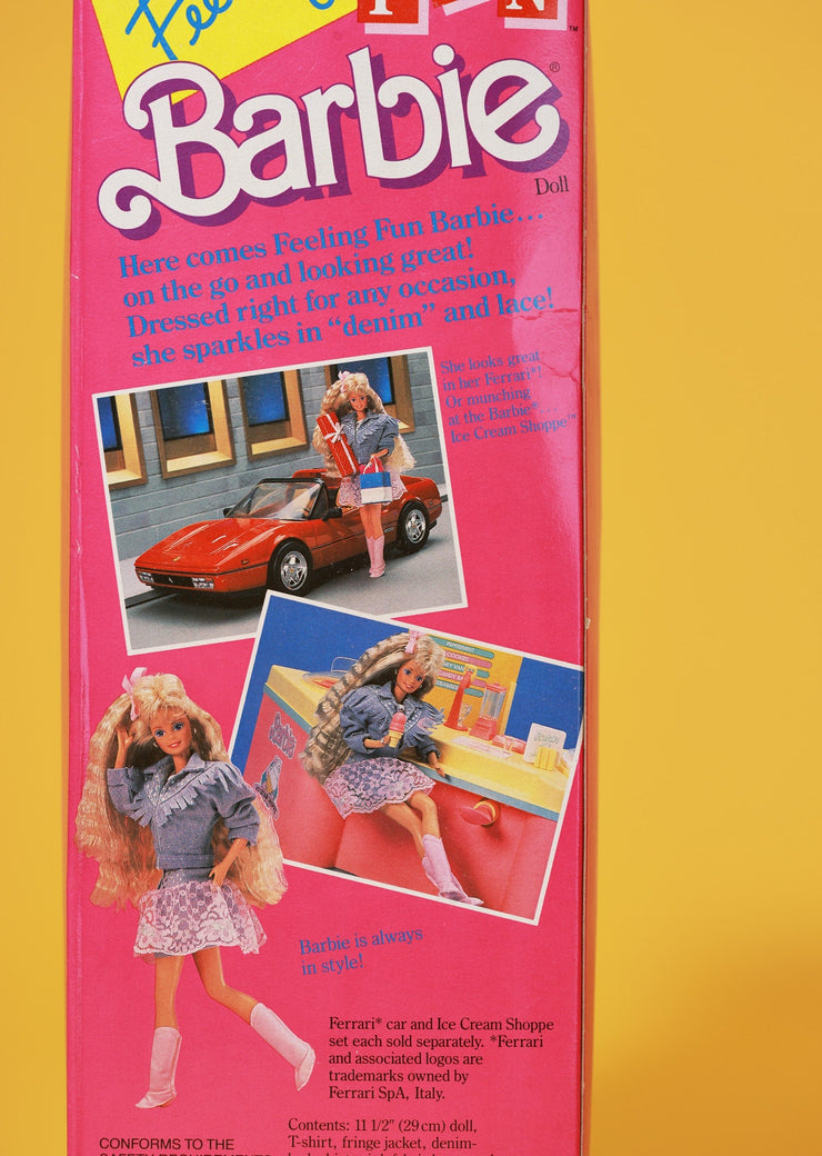 Vintage 1988 Feeling Fun Barbie Doll
