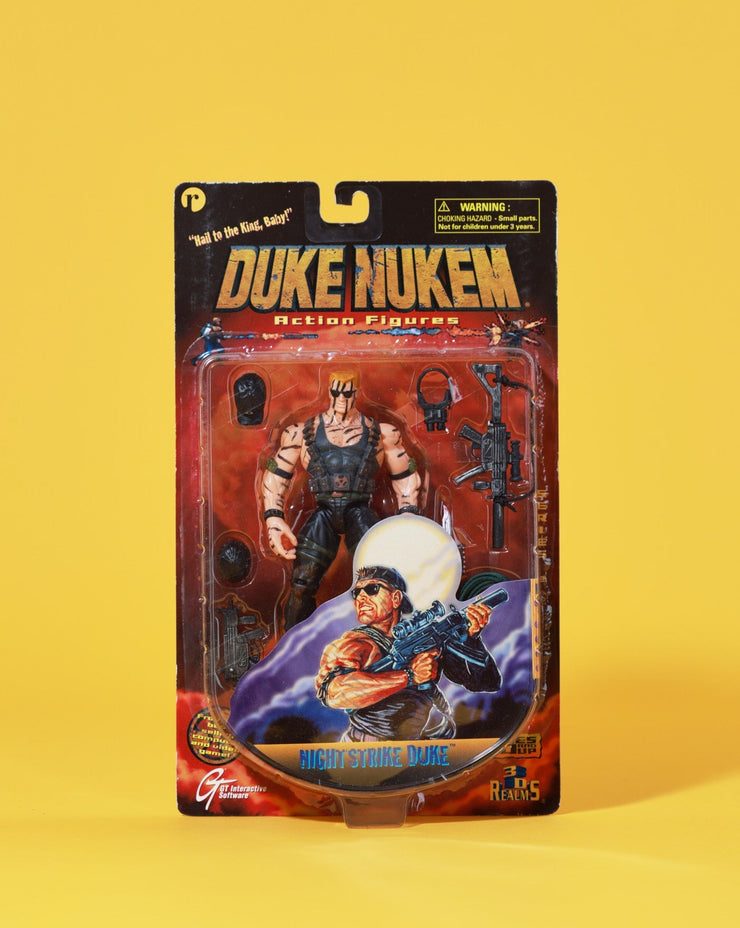 Vintage 1997 Duke Nukem Night Strike Duke Action Figure