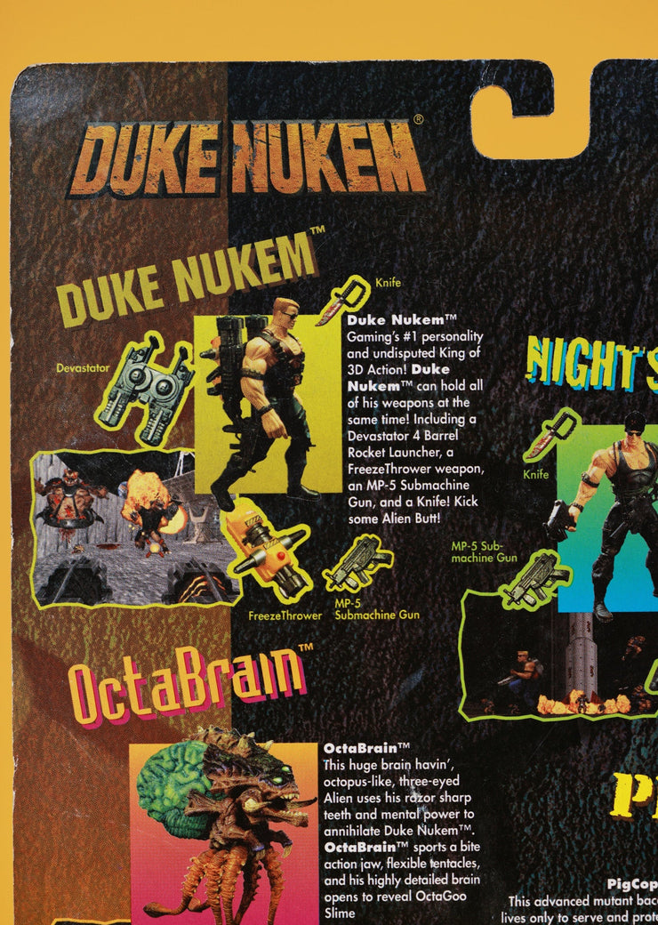 Vintage 1997 Duke Nukem Night Strike Duke Action Figure