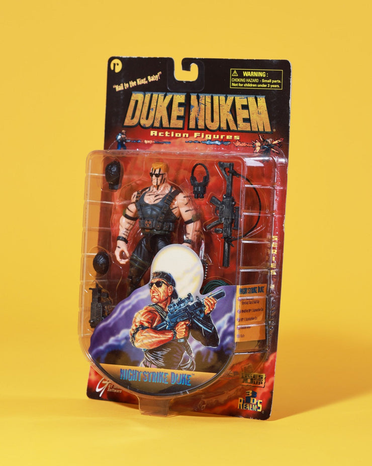 Vintage 1997 Duke Nukem Night Strike Duke Action Figure