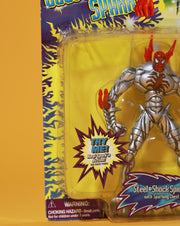 Vintage 1997 Steel Shock Spider Man Action Figure